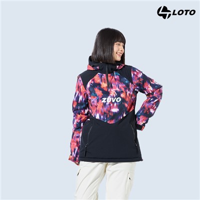 Дамско яке с принт за сноуборд